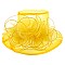 FASHIONABLE KENTUCKY DERBY ORGANZA FLAT TOP HAT