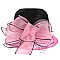 Elegant 2 TONE Cloche ORANZA HAT WITH BOW