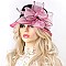 Elegant 2 TONE Cloche ORANZA HAT WITH BOW