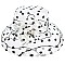 Elegant POLKA DOT Flat Top ORANZA HAT