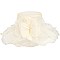 FASHIONABLE KENTUCKY DERBY ORGANZA FLAT TOP HAT