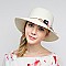 SUMMER 3 FLOWER BRAID ROUNDED HAT SLHTP1041