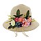 FLORAL GARDEN DESIGNED STRAW HAT SLHTP1095