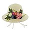 FLORAL GARDEN DESIGNED STRAW HAT SLHTP1095