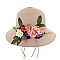 FLORAL GARDEN DESIGNED STRAW HAT SLHTP1095