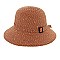 SUMMER STRAW HAT WITH BUCKLE STRAP