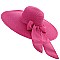 SUMMER FLOPPY BRAID STRAW HAT W/ BOW SLHTP1108
