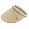 SUMMER PAPER BRAID SUN VISOR SLHTP1112