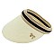 SUMMER PAPER BRAID SUN VISOR SLHTP1112
