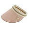 SUMMER PAPER BRAID SUN VISOR SLHTP1112