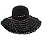 Summer Lacey Paper Braid Hat W/ Tie SLHTP1113