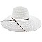 Summer Lacey Paper Braid Hat W/ Tie SLHTP1113