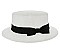 2-TONE FLAT TOP TEXTURED WOVEN HAT