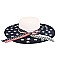 TRENDY USA AMERICA FLAG FLOPPY SUN HAT