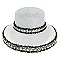 CHIC FASHION HAT WITH PEARLS