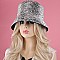 TRENDY RHINESTONE STUDDED PAPER BRAID BUCKET HAT