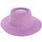 Flat Top Fedora Straw Hat