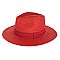 Summer Fashion Color Fedora Straw Hat with Belt