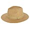 Summer Fashion Color Fedora Straw Hat with Belt