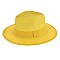 Summer Fashion Color Fedora Straw Hat with Belt