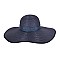 Summer Large Floppy Paper Braid Sun Hat With Bow