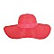 Summer Large Floppy Paper Braid Sun Hat With Bow