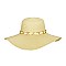 Trendy Fashionable Spring Hat With Large Back Bow Tie