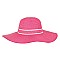 Summer Large Floppy Paper Braid Sun Hat With 2 Tone Bow SLHtp673