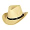 Fasionable Paper Braid Cowboy Hat With Belt Buckle Band SLHTP677