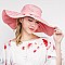Summer Floppy J Lo Hat With Floral Print SLHTP827