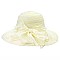 Summer Beach Hat W/bow On Side
