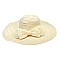 Summer Floppy Hat W/bow On Back