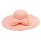 Summer Floppy Hat W/bow On Back