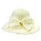 Trendy Braid Hat With Bow On Back