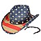 STARS AND STRIPES PATRIOTIC USA COWBOY HAT
