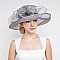 SINAMAY UP BRIM HAT W/ FLORAL SATIN CENTER SLHTS2066