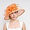 SINAMAY BRIM HAT W/LOOPY CTR SLHTS2136