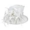 SINAMAY HAT SMALL BRIM FEATHER LOOP  SLHTS2181