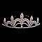 SCALLOP ARCHED SPADE STONE CROWN