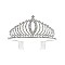 Chic Medium Rhinestone Tiara SLHTY4880