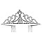 ELEGANT WAVY DESIGNED RHINESTONE TIARA SLHTY8734