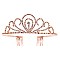 ELEGANT LOOPED RHINESTONE TIARA SLHTY8743