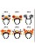 PACK OF 12 TRENDY ASSORTED DESIGN HALLOWEEN THEME HEADBAND