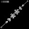 RHINESTONE FLOWER BENDABLE WIRE HEADBAND SLHWM1985