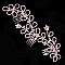 Elegant Style Large Floral Rhinestone hair Comb SLHWY8965