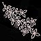 Fashionable design Large Floral Rhinestone 3 Comb SLHWY8967