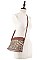 FASHION SMOOTH TASSEL LEOPARD DESIGN CROSSBODY BAG
