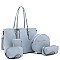 5IN1 FASHIONABLE PLAIN MODERN SHOPPER BAG