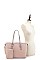 5IN1 FASHIONABLE PLAIN MODERN SHOPPER BAG