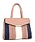 Striped Color Block Boutique Satchel